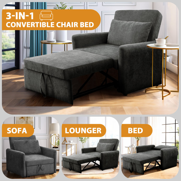 Sofa come bed with chairs hot sale